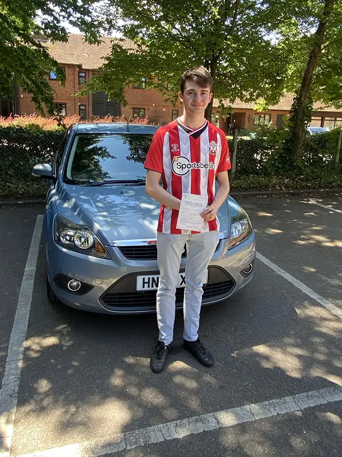 Adam Smith passed with Malcolm Ford Driving School